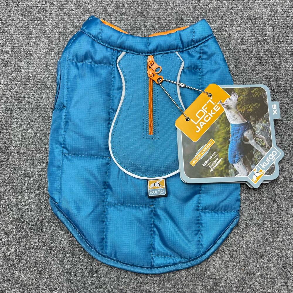 Kurgo‎ Loft Jacket Reversible Dog Coat For Cold Weather Water-Resistant XS NWT